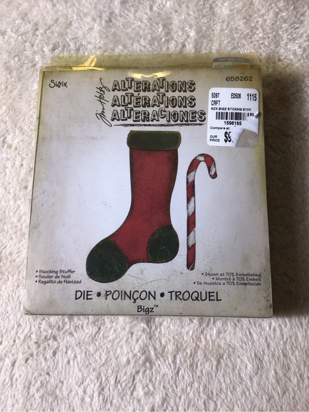 Sizzix stocking stuffer die